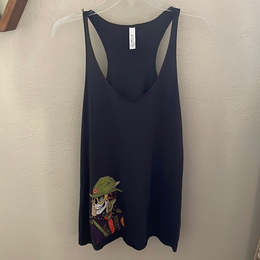 Charcoal Racerback Tee